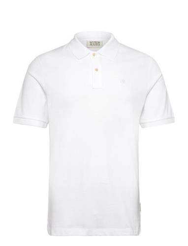 Core Logo Pique Polo White Scotch & Soda