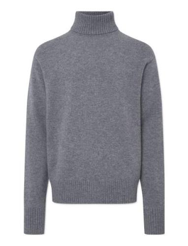 Kash Merino Cashmere Knit Grey Rue De Tokyo