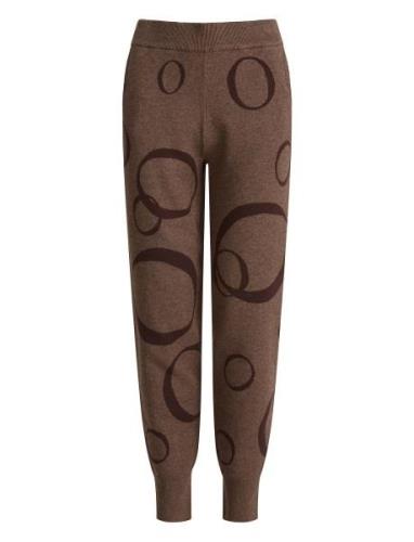 Knitted Trousers, Tandrell 1 Brown Ivo Nikkolo