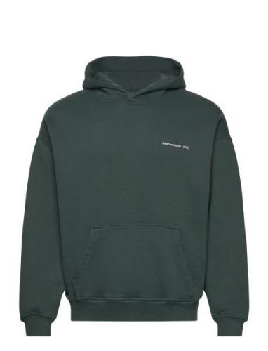 Anf Mens Sweatshirts Green Abercrombie & Fitch