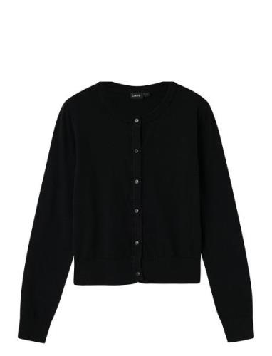 Nlfnulli Ls Short Cardigan Knit Black LMTD