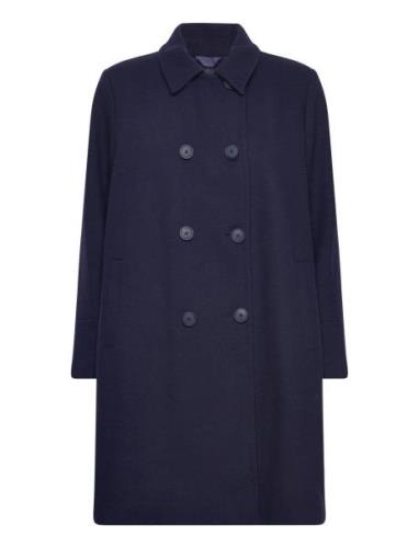 Coat Navy United Colors Of Benetton