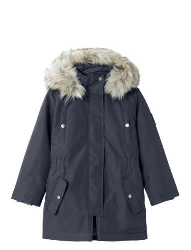 Nkfmilla Parka Jacket Long Fo Noos Navy Name It