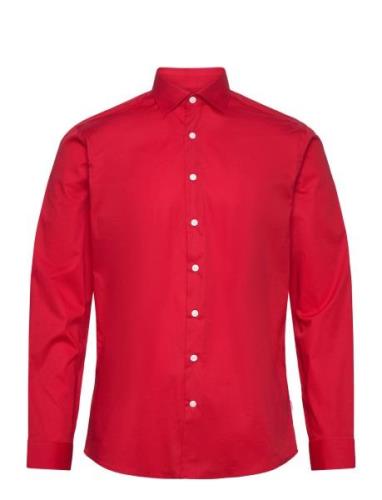 Aop Christmas Shirt L/S Red Lindbergh