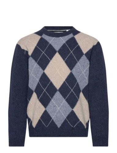 Argyle C-Neck Navy GANT