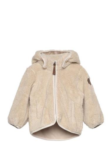 Wp Teddy Jacket W Ears Beige Mikk-line