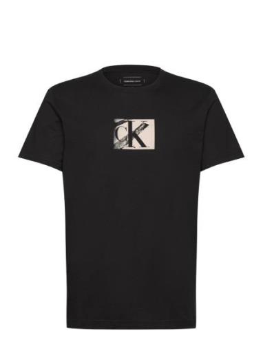 Small Ck Box Tee Black Calvin Klein Jeans