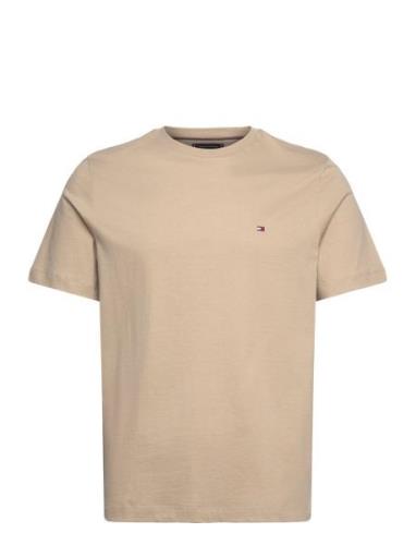 Ess Seasonal Reg Fit Solid Tee Beige Tommy Hilfiger