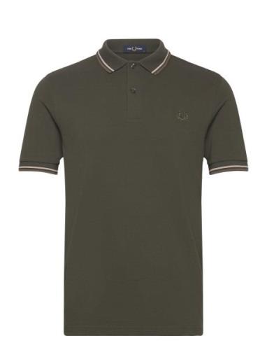 Twin Tipped Fp Shirt Green Fred Perry