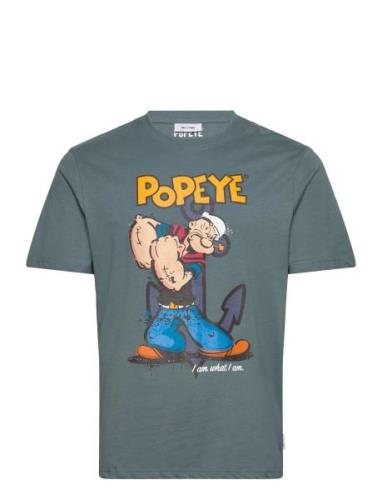 Onsjake Reg Popeye Ss 3672 Tee Blue ONLY & SONS