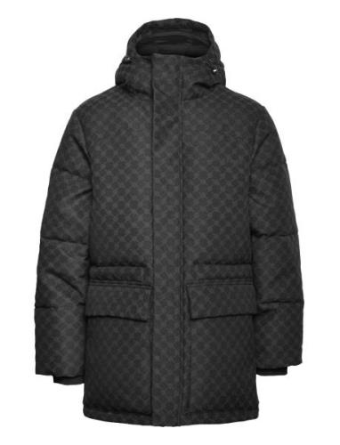 Oba Cotton Monogram Puffer Black Daily Paper