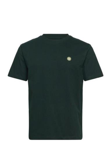 Wwace Badge T-Shirt Green Double A By Wood Wood