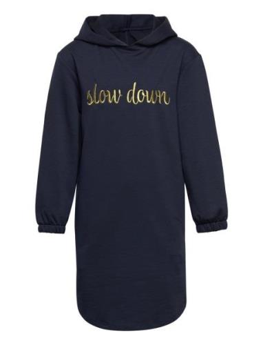 Tndebora L_S Sweat Dress Blue The New