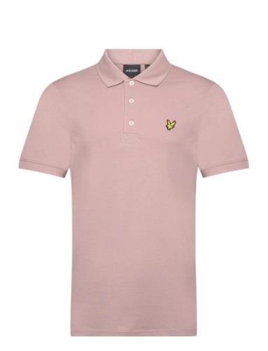 Plain Polo Shirt Pink Lyle & Scott