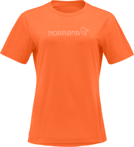 Norrøna Women's /29 Cotton Norrøna Viking T-Shirt Orange Alert
