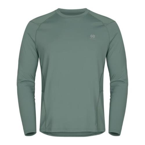 Hellner Men's Sallu Long Sleeve Running Top Laurel Wreath