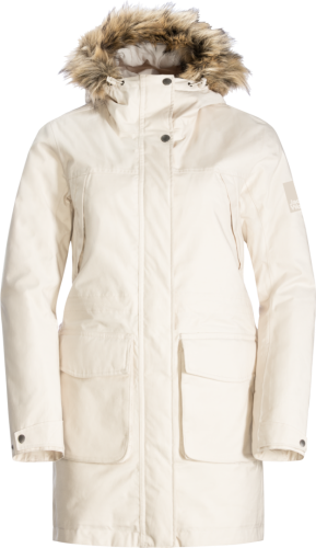 Jack Wolfskin Women's Winterfrost Insulated Parka Winter Pearl