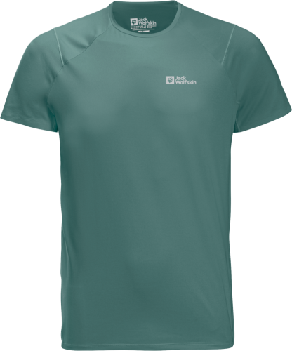 Jack Wolfskin Men's Prelight Chill Tee Jade Green