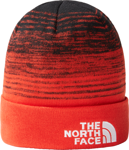 The North Face Dock Worker Recycled Beanie TNF Black/Fiery Red