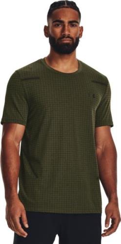 Under Armour Men's UA Seamless Grid SS Marine Od Green