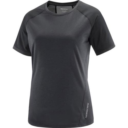 Salomon Women's Outline Tee Deep Black