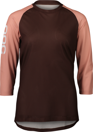 POC Women's MTB Pure 3/4 Jersey Axinite Brown/Rock Salt