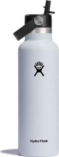 Hydro Flask Standard Mouth with Flex Straw Cap 621 ml White