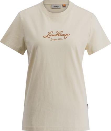 Lundhags Women's Järpen Logo T-shirt Chalk White