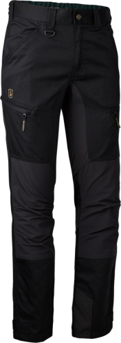 Deerhunter Men's Rogaland Stretch Trousers with Contrast Black