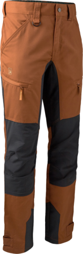 Deerhunter Men's Rogaland Stretch Trousers with Contrast Burnt Orange