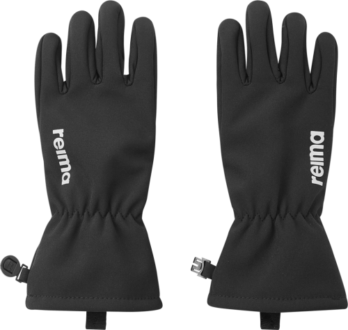 Reima Kids' Tehden Softshell Gloves Black