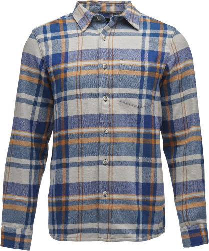 Black Diamond Men's Project Flannel Shirt Pewter-Indigo Plaid