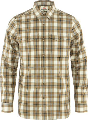 Fjällräven Men's Singi Flannel Shirt LS Buckwheat Brown-Patina Green