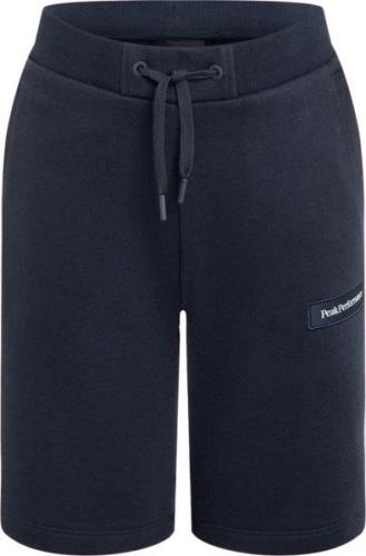 Peak Performance Juniors' Logo Shorts Blue Shadow