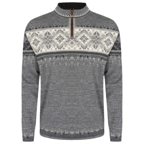 Dale of Norway Men's Blyfjell Knit Sweater Smoke Drkcharc Offwhite Lgt...
