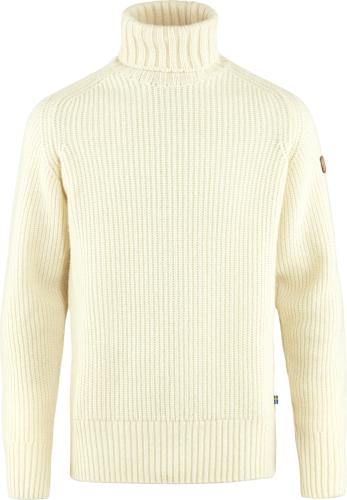 Fjällräven Men's Övik Roller Neck Sweater Chalk White