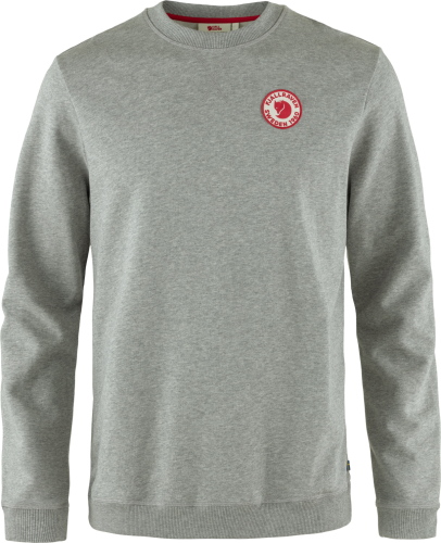 Fjällräven Men's 1960 Logo Badge Sweater Grey-Melange