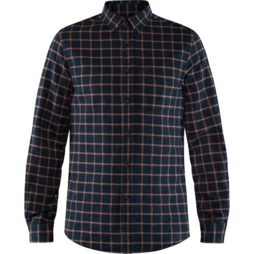 Fjällräven Men's Övik Flannel Shirt Dark Navy