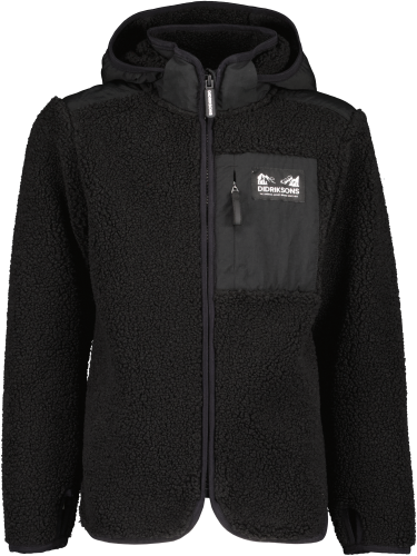 Didriksons Kids' Exa Full Zip 2 Black