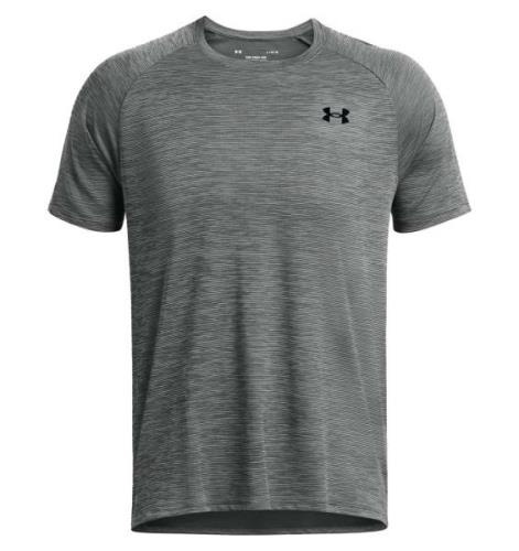 Under Armour Men's UA Tech Textured Short Sleeve Castlerock/Black