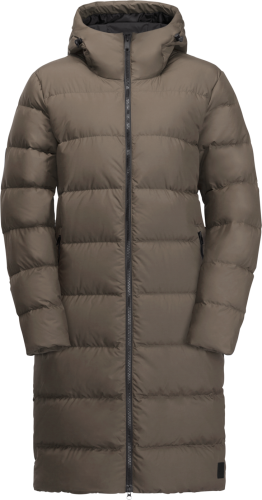 Jack Wolfskin Women's Frozen Palace Coat Cold Coffee