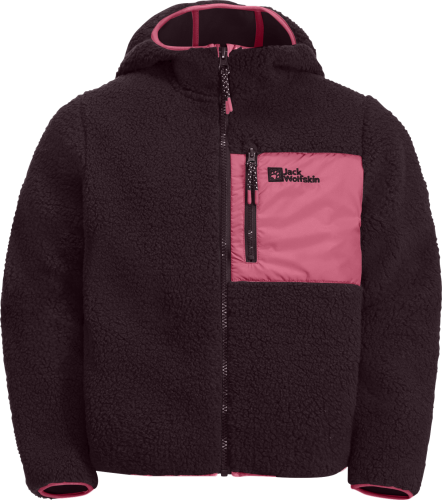 Jack Wolfskin Kids' Ice Curl Hood Jacket Boysenberry/Pink