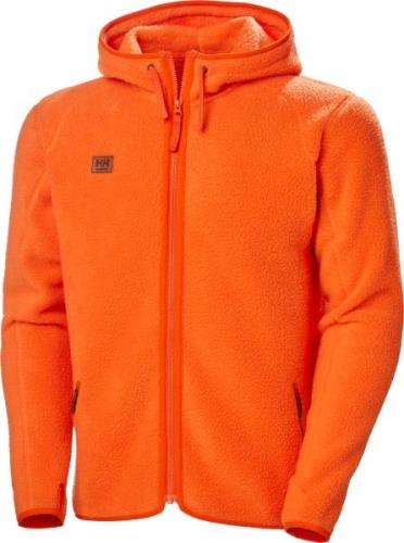 Helly Hansen Workwear Men's Heritage Pile Hoodie Dark Orange