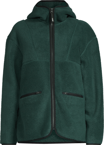 Casall Women's Pile Jacket Dark Pine