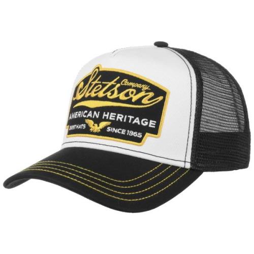 Stetson Men's Trucker Cap American Heritage Black/White