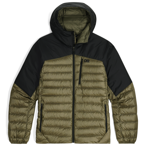 Outdoor Research Men's Helium Down Hoodie Ranger Green/Black