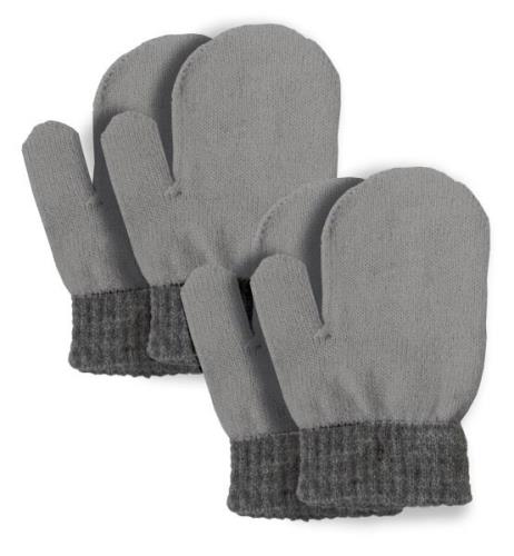 Lindberg Kids' Sundsvall Mitten 2 Pack Grey/Anth