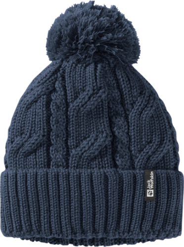 Jack Wolfskin Pompom Beanie Night Blue