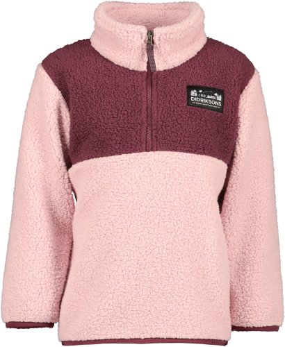 Didriksons Kids' Gosig Half Zip Dusty Pink