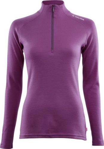 Aclima WarmWool Mockneck Woman Sunset Purple